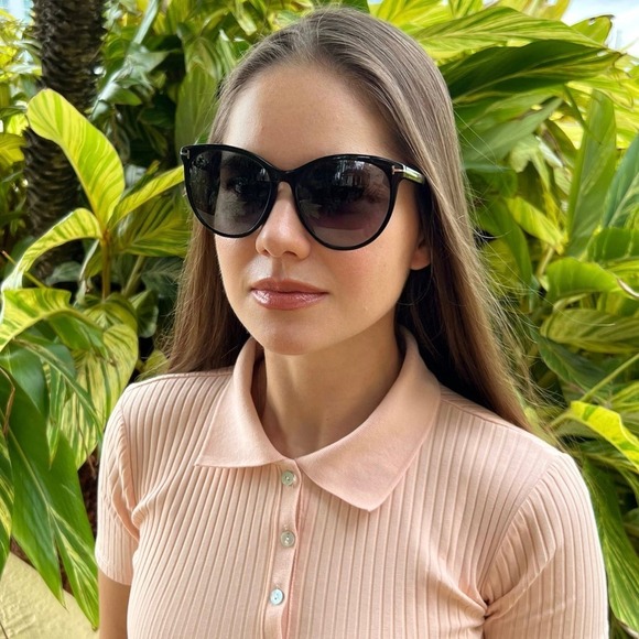 NEW!!! TOM FORD Maxim Sunglasses TF787 01D Polarized Authentic - Picture 3 of 11